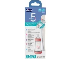 Chicco Buteliukas antykolkowa Perfect5 girl 240ml 2m+