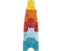 CHICCO 00011570000000 ECO+ gyvūnų dėlionė ir bokštas 2in1