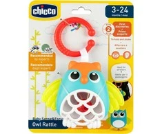 CHICCO 00011590000000 Pelėdos barškutis
