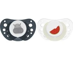 CHICCO 00075035420000 PH COMFORT AIR LUMI silikoninis čiulptukas 16-36m 2 vnt mėlynas