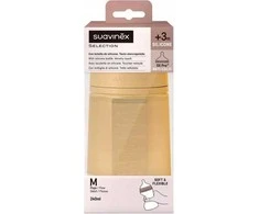 Chicco SUAVINEX COLOR ESSENCE - 1x fiziologinis buteliukas, 240 ml, 3m+, geltonas