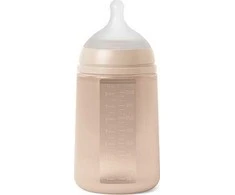 Chicco 308072-SILIKONINIS BUTELIS 240 ML/SX PRO VIDUTINIO SRAUTO/NUDE/NEW VISIŠKAI SILIKONINIS