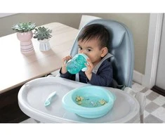 Chicco Puodelis su twardym ustnikiem 200ml turkio 6m+