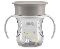 Chicco Puodelis 360` mokymuisi gerti savarankiškai, 200 ml rutuliukas