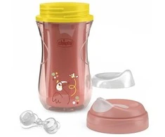 Chicco Puodelis termo neišsiliejantis 266ml persikų 14m+