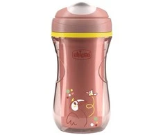 Chicco Puodelis termo neišsiliejantis 266ml persikų 14m+