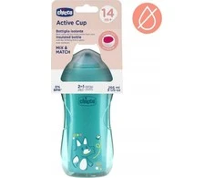 Chicco Puodelis niekapek termiczny 266ml turkio 14m+