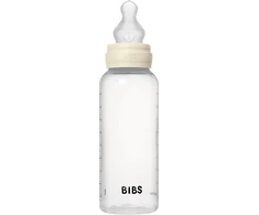 Chicco Buteliukas BIBS 50171216 270 ml silikoninis vidutinio srauto dramblio kaulo spalvos (BIB000016)