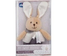 Chicco Mano mielas Dou Dou zuikučio barškutis