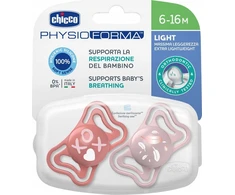 Chicco Čiulptukas nusiraminimui PhysioForma Light róż 6-16m