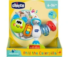 Chicco Caterpillar žaislas maitinimo kėdutei