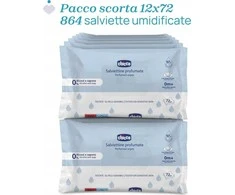 CHICCO 00012050100000 priežiūros servetėlės 72 vnt 0m+