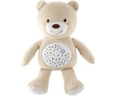 Chicco First Dreams Meškiukas su Projektorem smėlio spalva