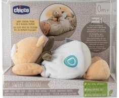Chicco Meškiukas Warmth karšto vandens buteliukas ir pliušinis žaisliukas