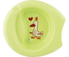 CHICCO lėkštė „Easy feeding“ 6M+, rožinė spalva