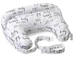 Chicco Boppy Deluxe Hello Baby maitinimo pagalvė