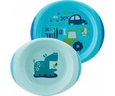 Chicco 2 mėlynų plokščių rinkinys