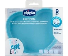 Chicco Silikoninė širdies formos lėkštutė 9m+ mėlyna