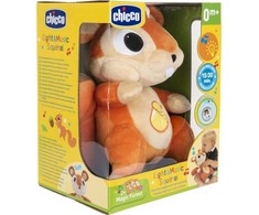 Chicco Minkštas pliušinis žaislas voveraitė su muzika ir šviesomis