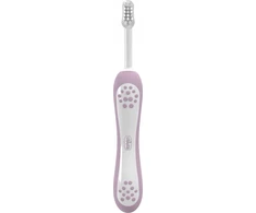 CHICCO 00012081000000 Lila dantų šepetėlis 6-36 m