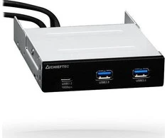 „Chieftec“ 2 x USB 3.0 + USB-C (MUB-3003C)