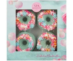 Chlapu Chlap SPA MOMENTS spurgos vonios putoms pistacijų spalvos (rožinės), 4 vnt.