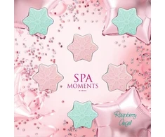 Chlapu Chlap SPA MOMENTS Žėrinčių kamuoliukų rinkinys - Snaigės su angeliško aviečių kvapu