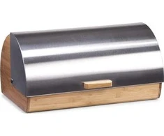Bamboo Zeller duonos dėžė 39 x 25,5 x 18,5 cm bambuko / nerūdijančio plieno