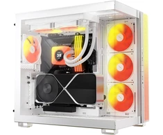 „Be Quiet! Light Loop IO LCD“ 240 mm, balta