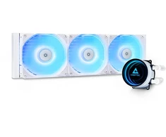 Chieftec CLC-360-RGB-W kompiuterio aušinimo sistema Kompiuterio dėklas Viskas viename skysčio aušintuvas 12 cm Baltas