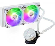 COOLER MASTER CPU vandens aušinimas Masterliquid 240L Core ARGB Baltas