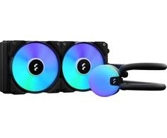 Fractal Design Lumen S24 RGB Vanduo aušinimo blokas Intel, AMD, ventiliatorius