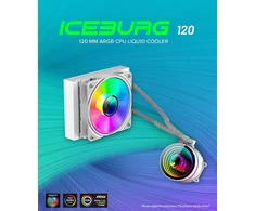 Gamemax CPU Liquid Cooler | ICEBURG 120 WT | Baltas