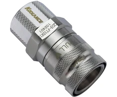 Koolance QD3 Quick Disconnect Straight Male to 13/10mm – no-spill, sidabrinis