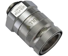 Koolance QD3 Quick Disconnect Straight Female to G1/4 Inch Male – No-Spill, Sidabrinis