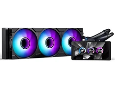 Phanteks Glacier One 360M25 LCD AiO Vanduo Cooling, 6-Inch Ekranas – 360mm, Juodas