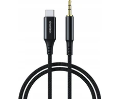 Choetech AUX006 USB-C / mini jack 3.5mm cable 1 m – juodas