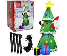 Christmas decoration Choinka dmuchana samopompująca zew 183CM LED