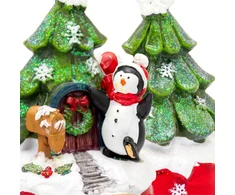 Christmas Decoration Kalėdinis grojantis pingvinas