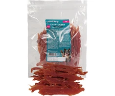Usorteret Chrup&amp;Go Skanėstas šuniui Filety jerky su piersią antiena (dorosły) 500g