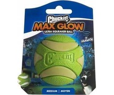 Chuckit! Chuckit! Max Glow Ultra Squeaker Ball Medium [43142]