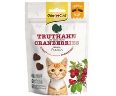 GimCat traškūs užkandžiai kalakutienai su spanguolėmis, 50 g