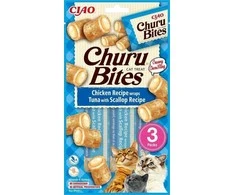 Churu Cat skanėstas Bites Chicken Tuna Scallop 30g