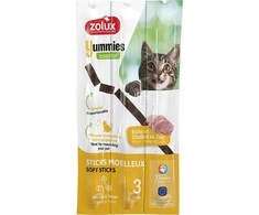 Gyvūnų maistas - ZOLUX Yummies Kalakutiena su Kepenimis Be Grūdų 3x5g