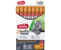 ZOLUX - Saldžiosios tuno ir lašišos užkandėlės begrūdis 7x14g