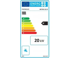 Cichewicz Koty Cichewicz Katilai Medienos dujinimo katilas Retro 20 kW [5 klasė / Eko-projektas]