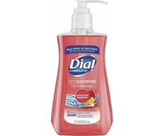 Dial, antibakterinis, granatų ir mandarinų skonio skystas muilas rankoms, 221 ml