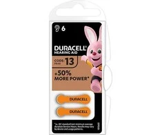 Duracell klausosiems aparatams 13, 6 vnt.