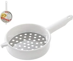 Orion Plieninė makaronų tarka 18 cm su rankenomis