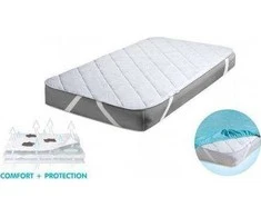 Multitex EWA 927903 Bambuko antklodė balta pynė+dėžutė